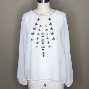Chiffon Beaded Blouse